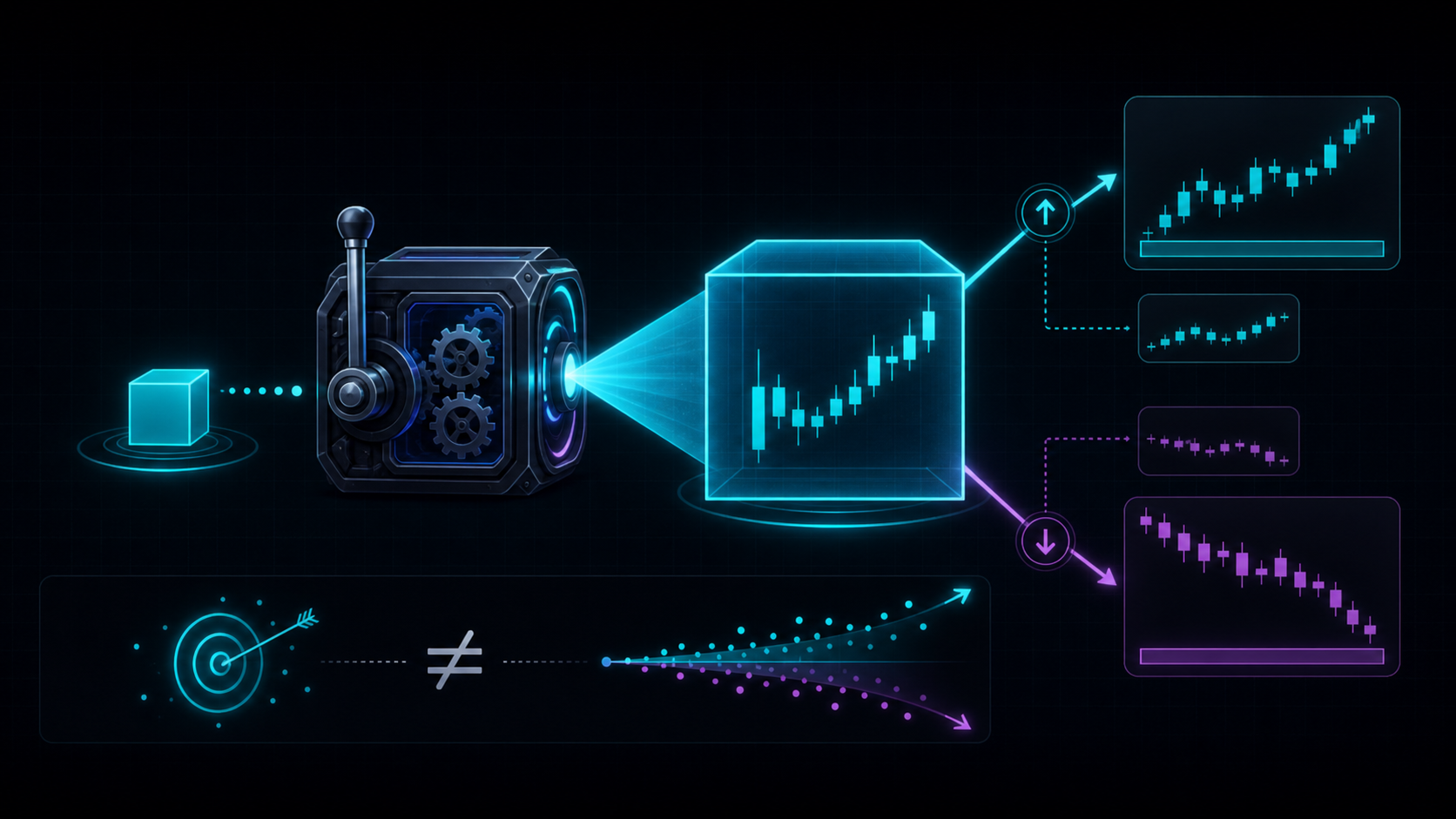 A small collateral block controlling larger exposure and amplified outcomes