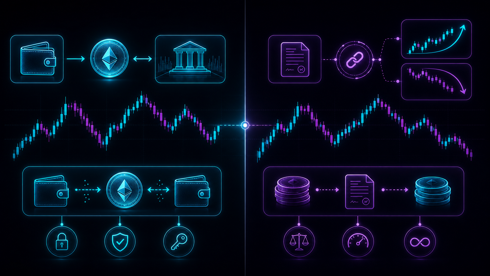 Spot ownership and futures contracts connected to the same underlying market