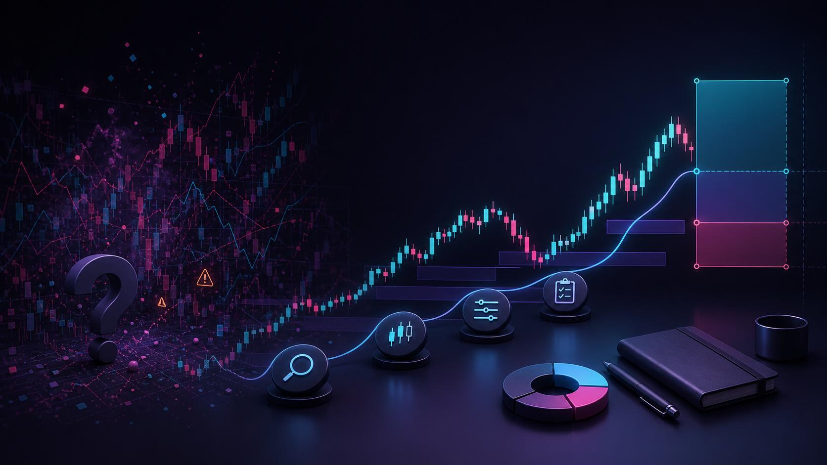 A beginner's journey from chart noise to a structured trading plan